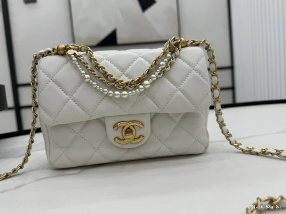 Firstbag Ru CHANEL BAG-14.5x19.5x7.5cm FLAP 0801